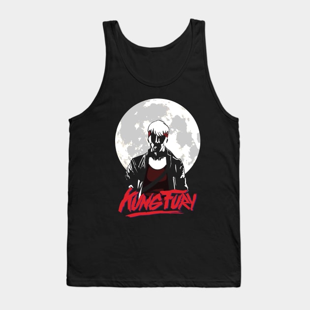 Kung Fury - Moonlit Avenger Tank Top by PopCultureRef